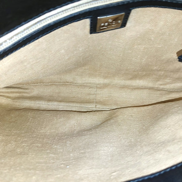 Nylon Top Handle Bag Black