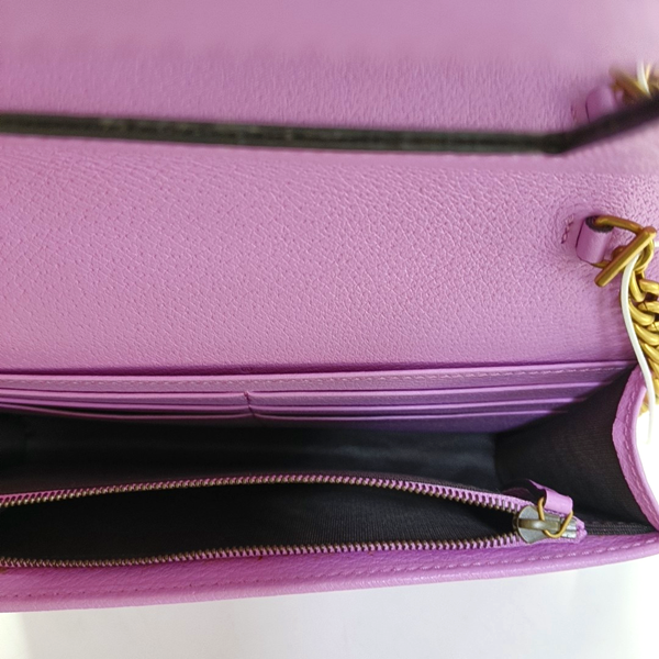 Authenticated pre-owned  GG Marmont Mini Calfskin Pink - Crossbody Bag at Looply