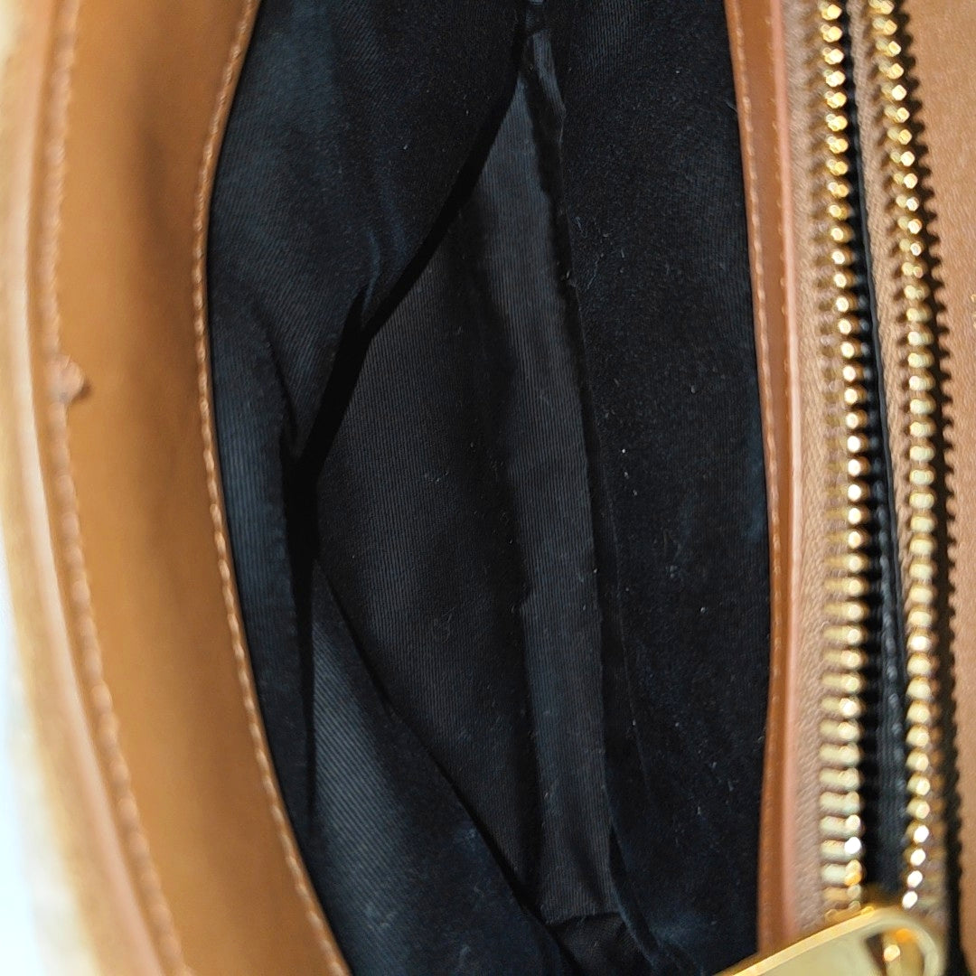 COLLEGE Medium Chevron Suede Brown