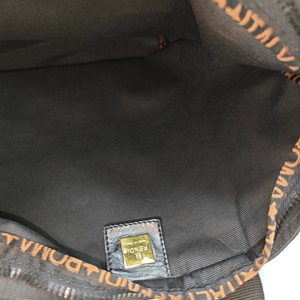 Fabric Top Handle Bag Black