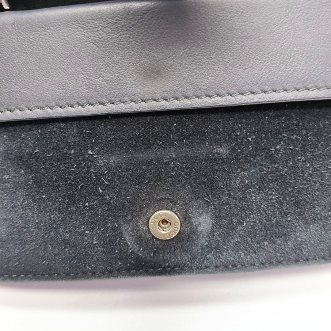 Authenticated pre-owned  Dionysus Super Mini Suede Black - Shoulder Bag at Looply