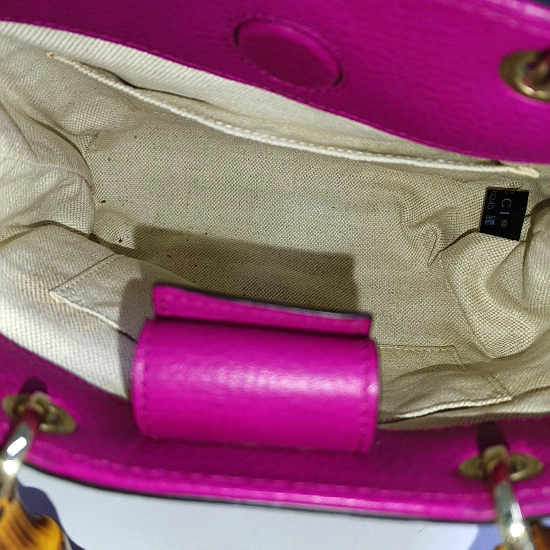 Authenticated pre-owned  Bamboo 1947 Calfskin Pink - Shoulder Bag at Looply