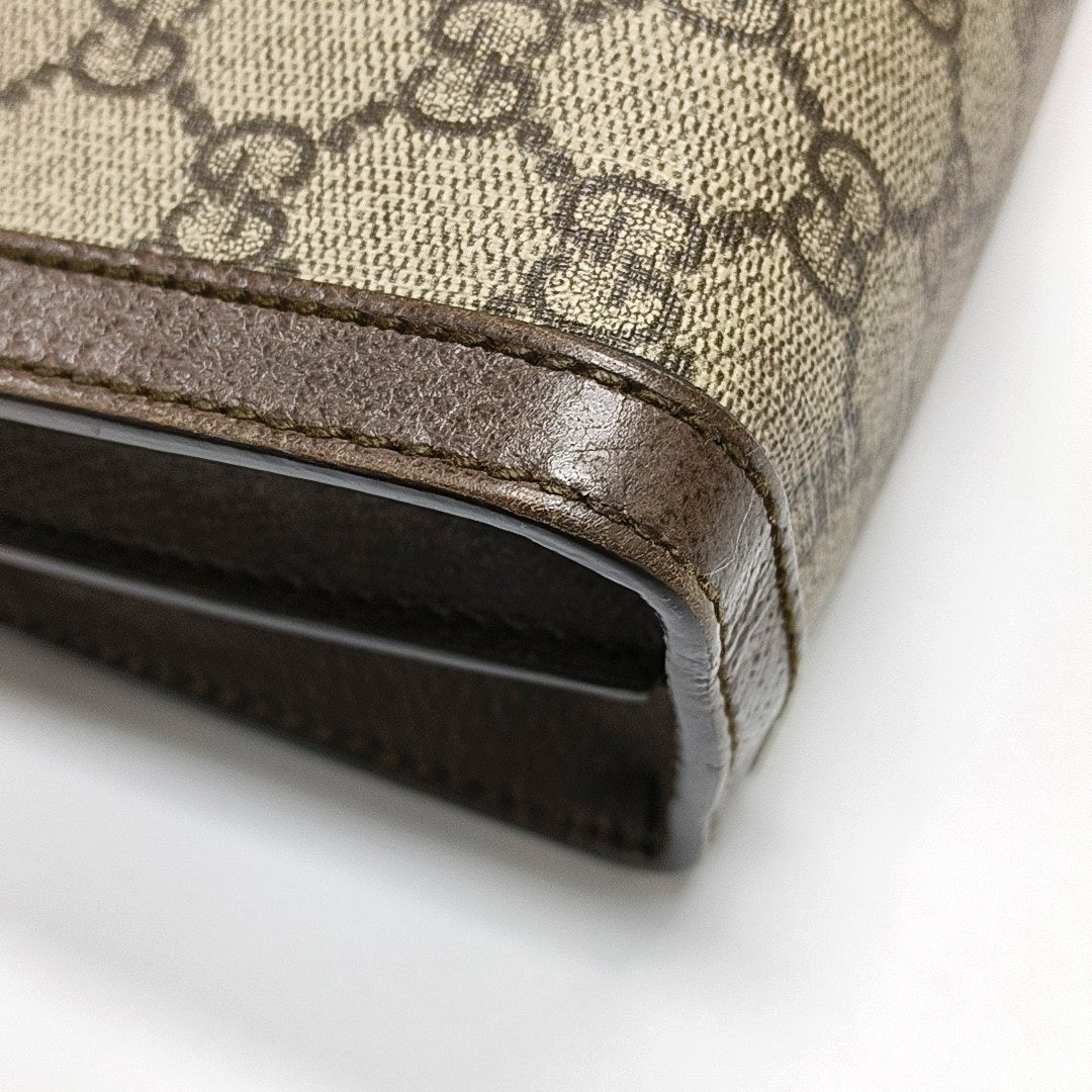 Authenticated pre-owned  Ophidia Small Monogram Coated Canvas Beige - Shoulder Bag at Looply