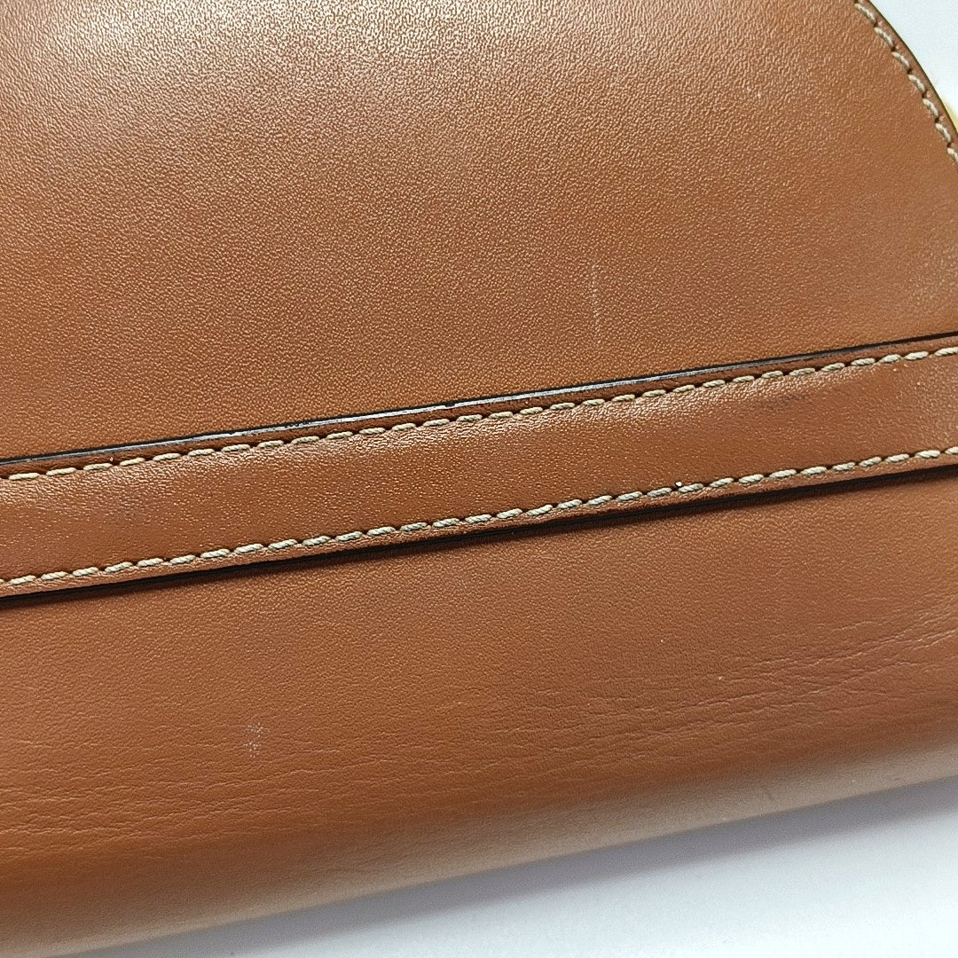 Authenticated pre-owned  Gate Calfskin Brown - Crossbody Bag at Looply