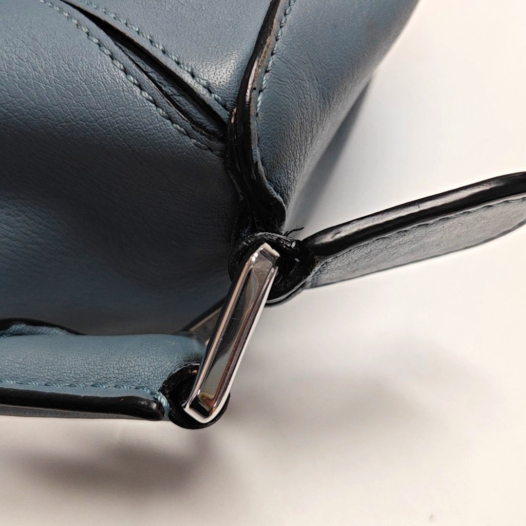 Authenticated pre-owned  Puzzle Small Calfskin Blue - Shoulder Bag at Looply