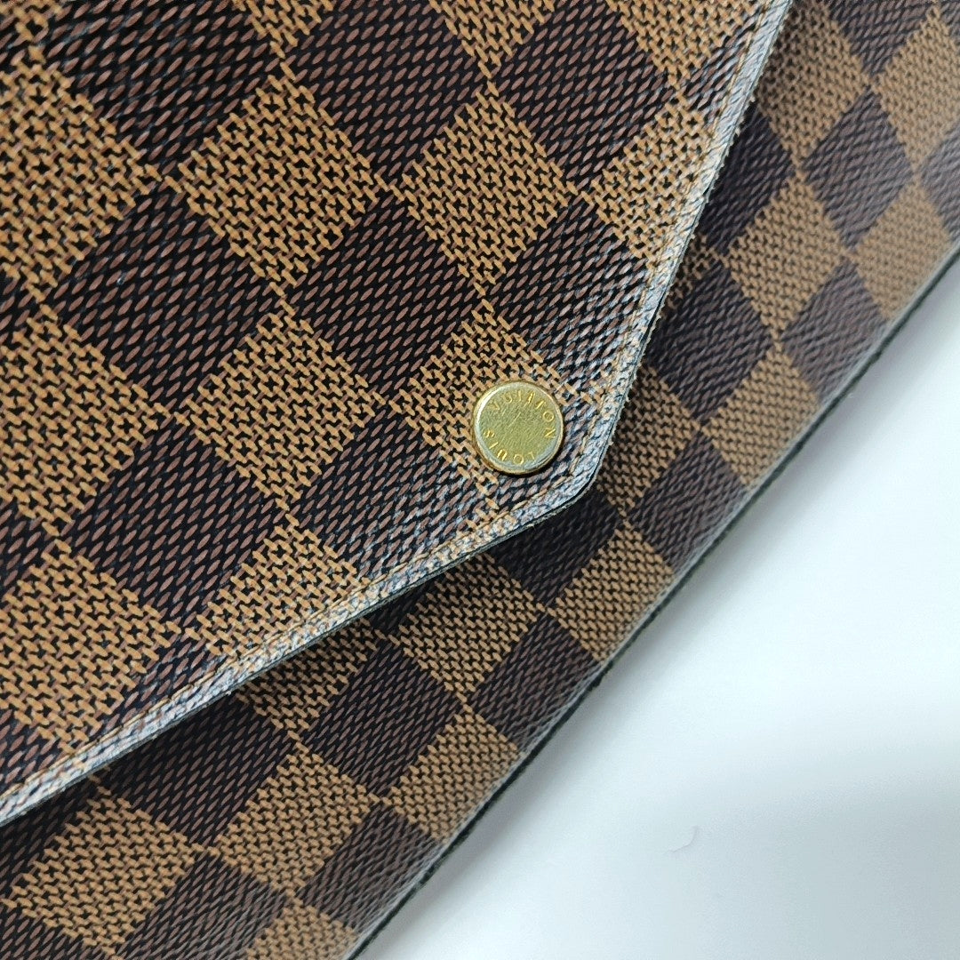 Authenticated pre-owned  Félicie Damier Ebene Coated Canvas Brown - Shoulder Bag at Looply