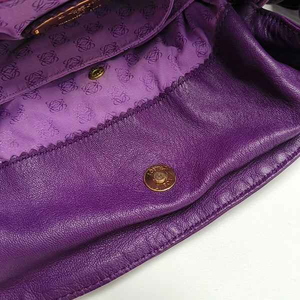 Authenticated pre-owned  Flamenco Lambskin Purple - Crossbody Bag at Looply