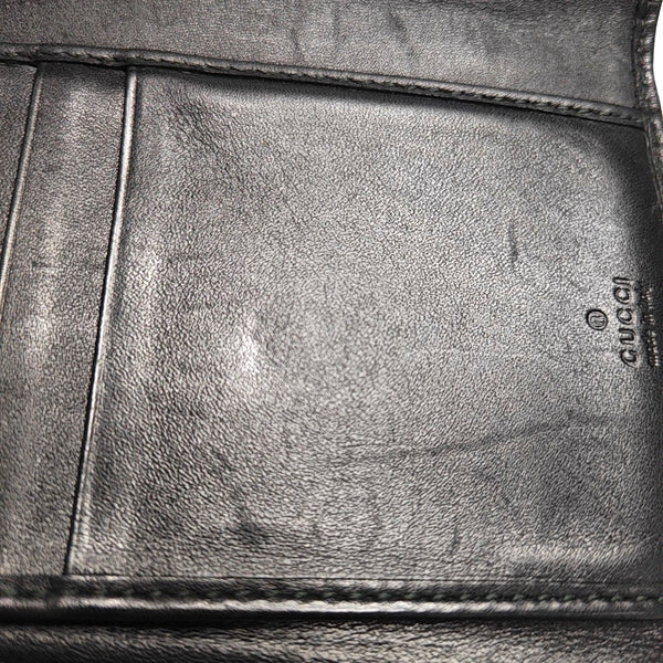 Authenticated pre-owned  GG Marmont Calfskin Black Wallet - Wallet at Looply