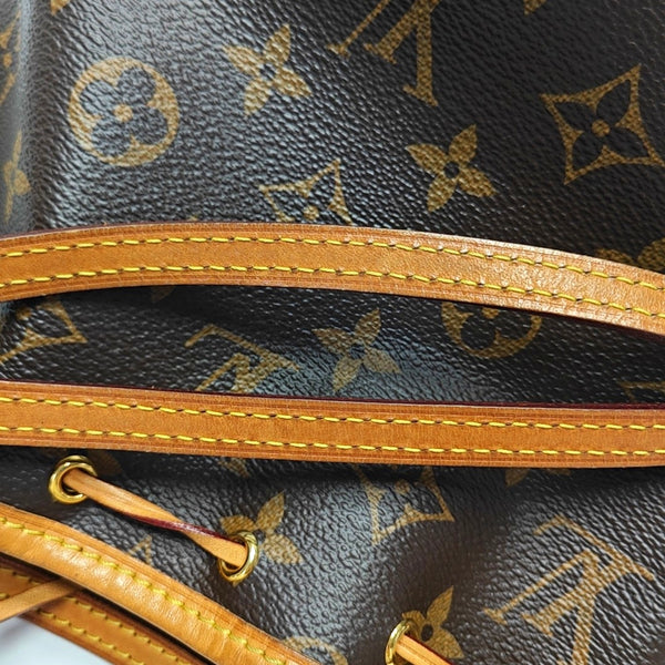 Authenticated pre-owned  Néonoé Nano Monogram Coated Canvas Brown - Shoulder Bag at Looply