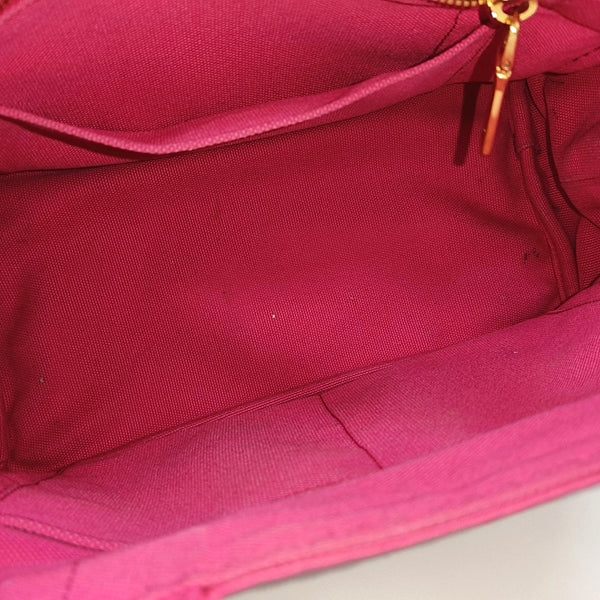 Denim Quilted Canvas Red