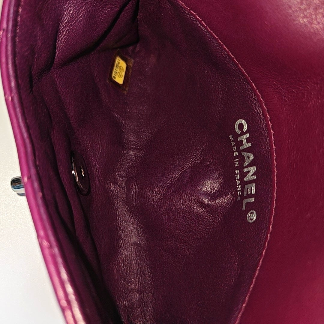 Quilted Lambskin Purple