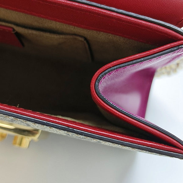 Authenticated pre-owned  Padlock Small Monogram Coated Canvas Multicolor - Shoulder Bag at Looply