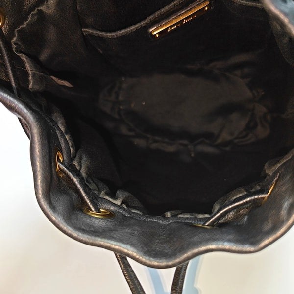 Matelassé Lambskin Black