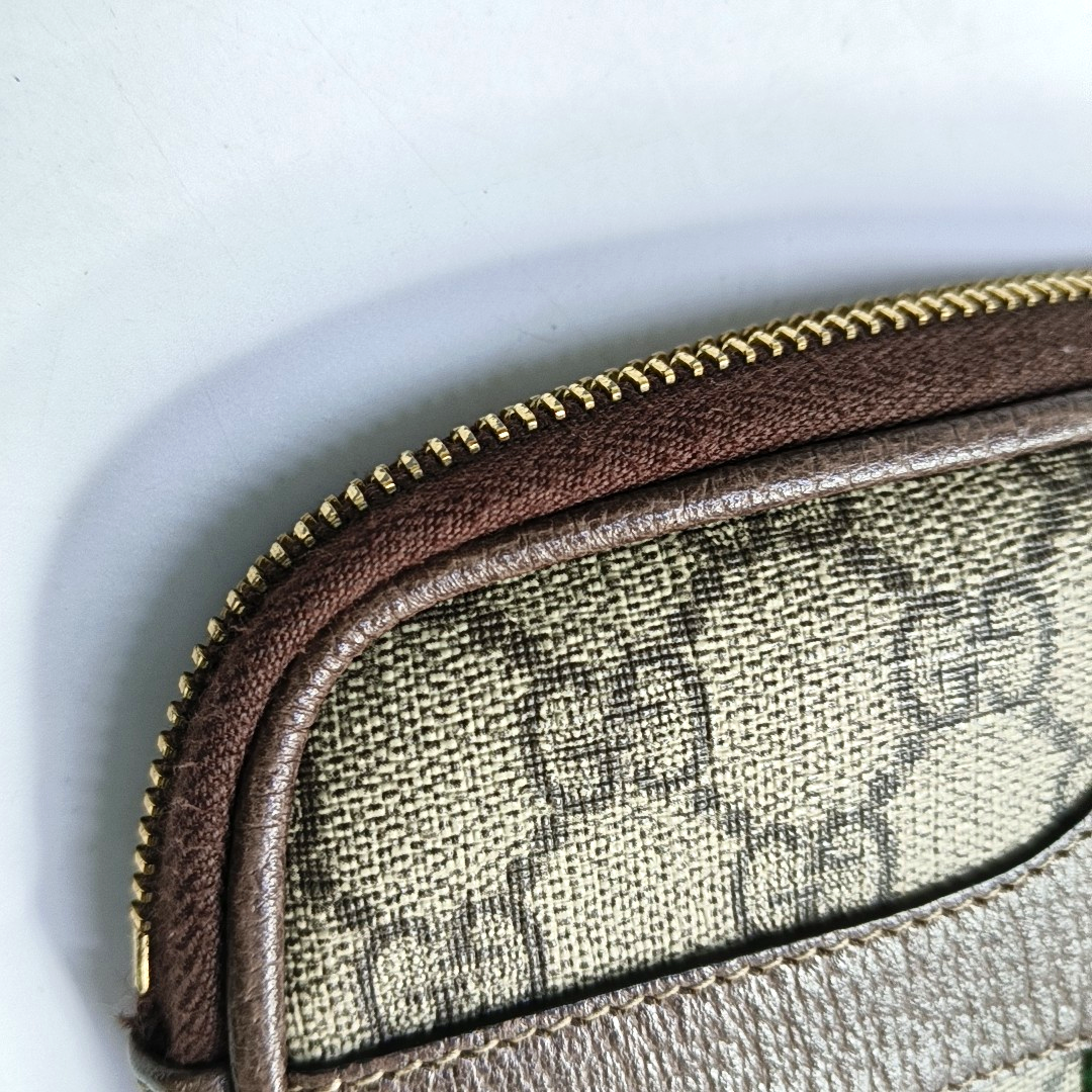 Authenticated pre-owned  Ophidia Monogram Coated Canvas Beige - Belt Bag at Looply