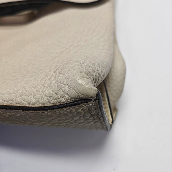 Authenticated pre-owned  Bamboo 1947 Calfskin White - Shoulder Bag at Looply