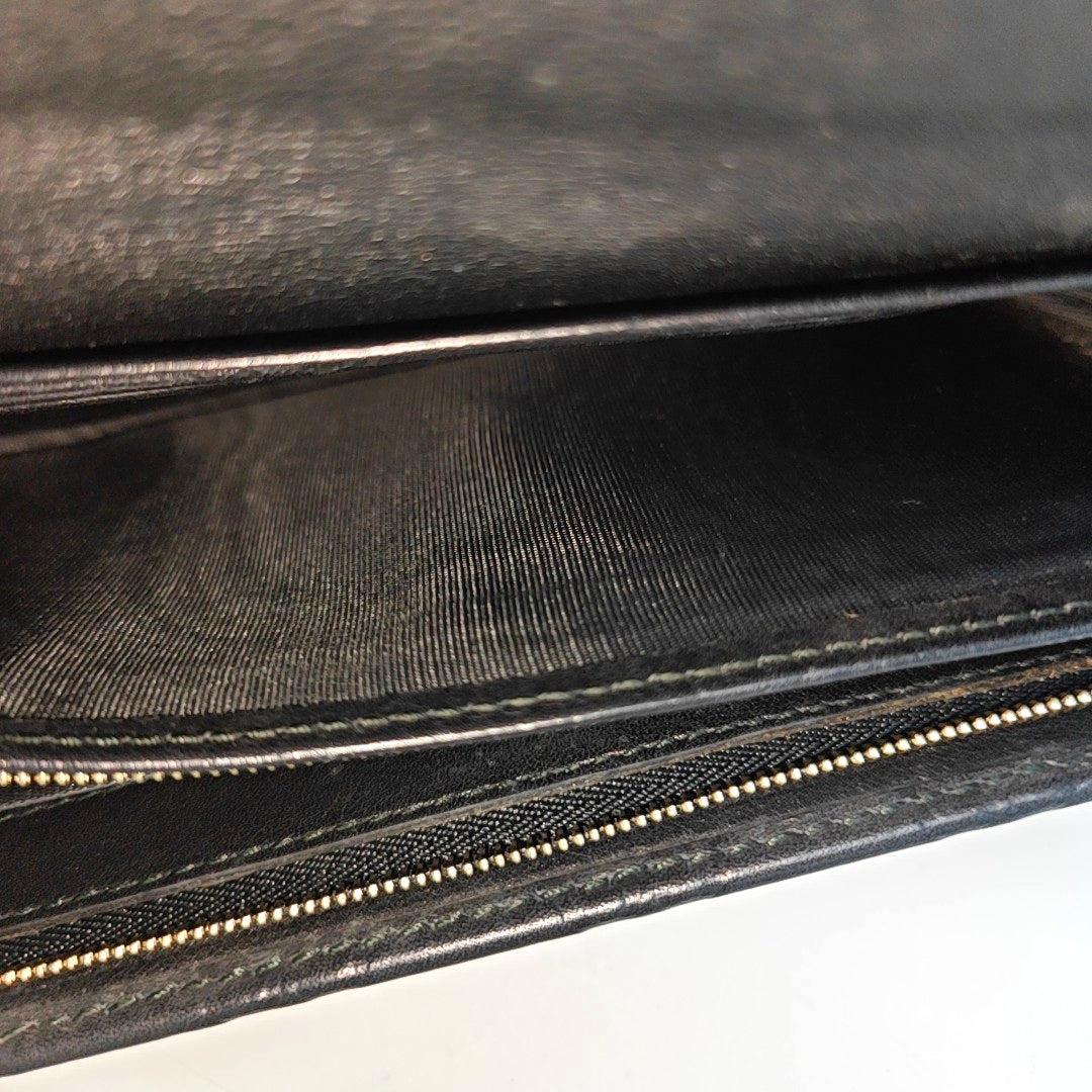 Authenticated pre-owned  Microguccissima Monogram Calfskin Black Wallet - Wallet at Looply