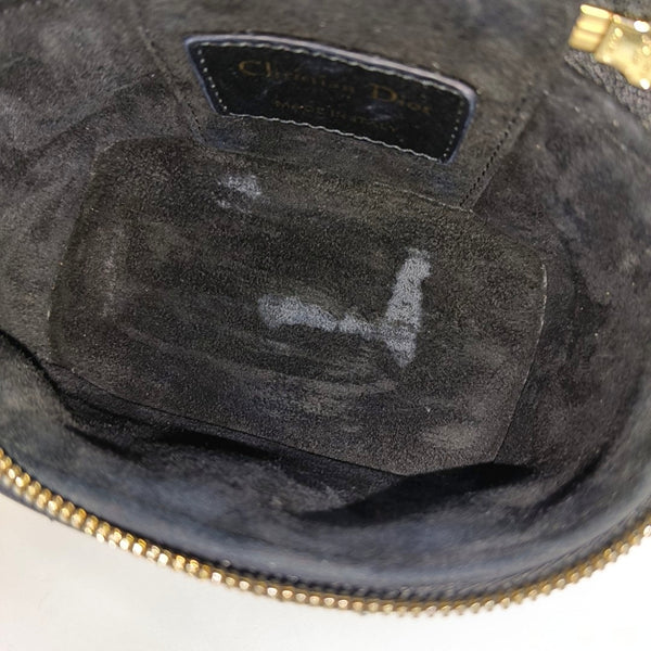 Authenticated pre-owned  Lady Dior Super Mini Lambskin Black - Shoulder Bag at Looply