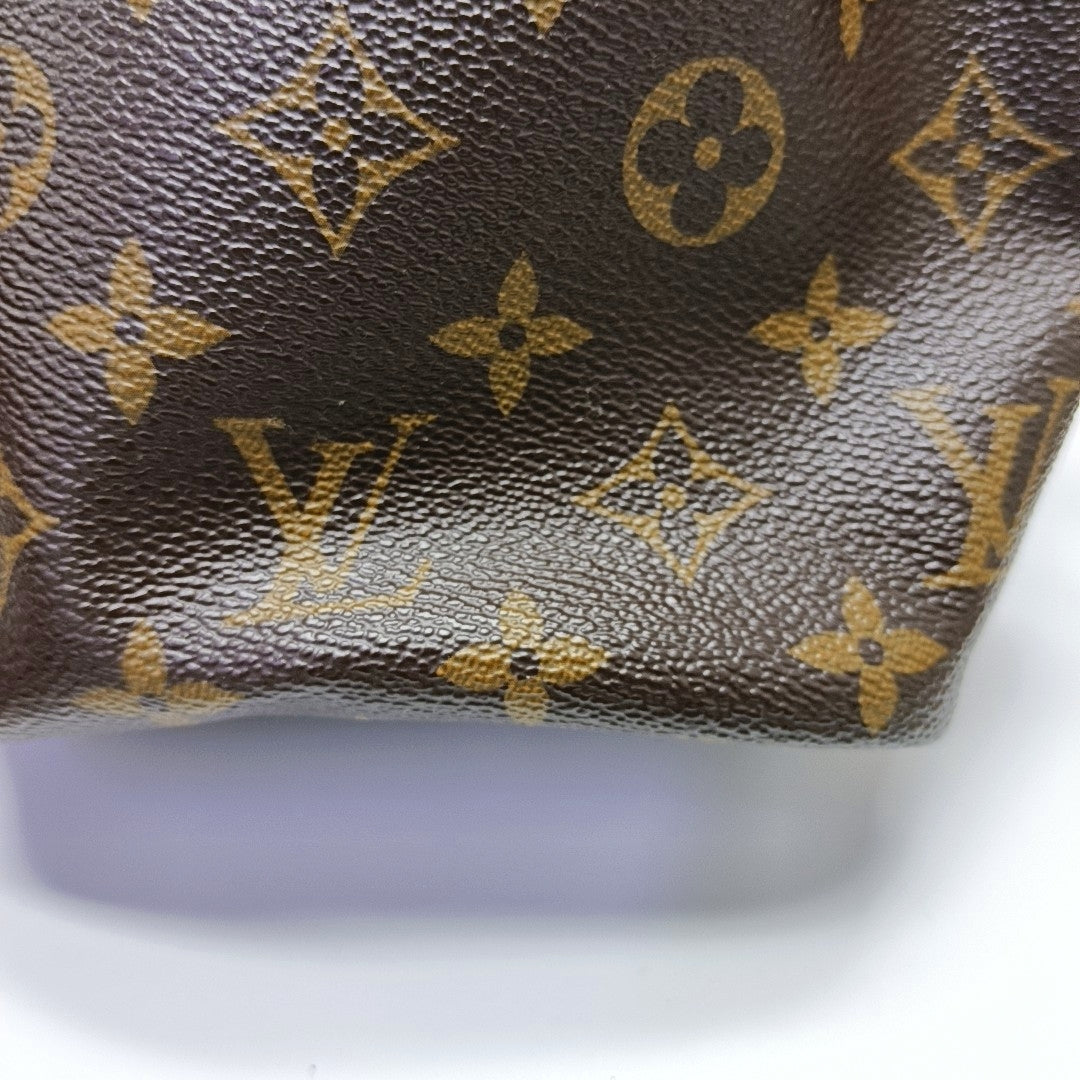 Authenticated pre-owned  Néonoé Nano Monogram Coated Canvas Brown - Shoulder Bag at Looply