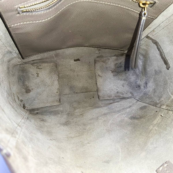 Authenticated pre-owned  Vertical Cabas Calfskin Gray - Crossbody Bag at Looply
