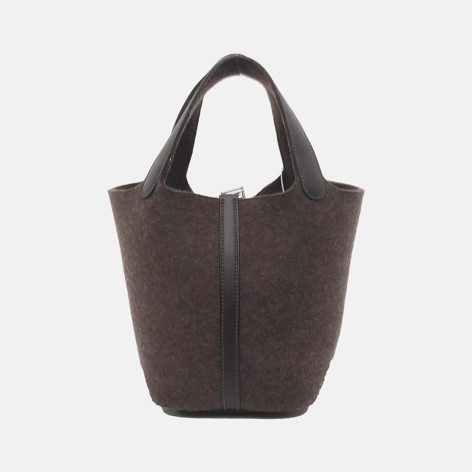 Authenticated pre-owned  Picotin Lock 18 Felt Gray - Handbags at Looply