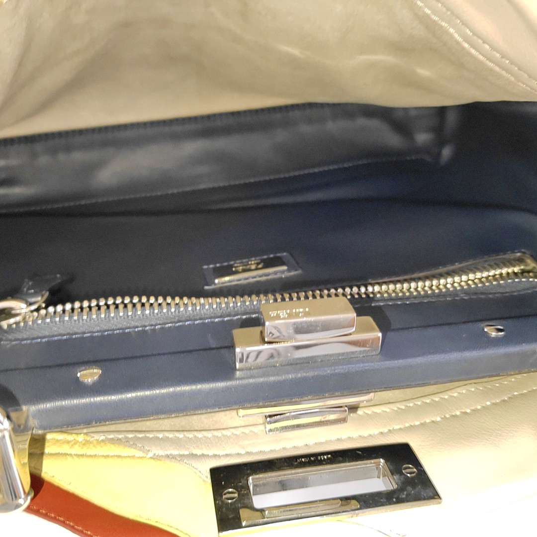 Authenticated pre-owned  Peekaboo Calfskin Multicolor - Shoulder Bag at Looply