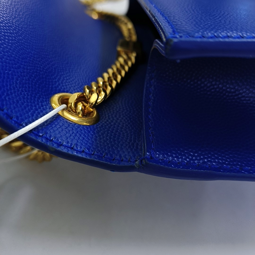 Authenticated pre-owned  Kate Small Calfskin Blue - Shoulder Bag at Looply