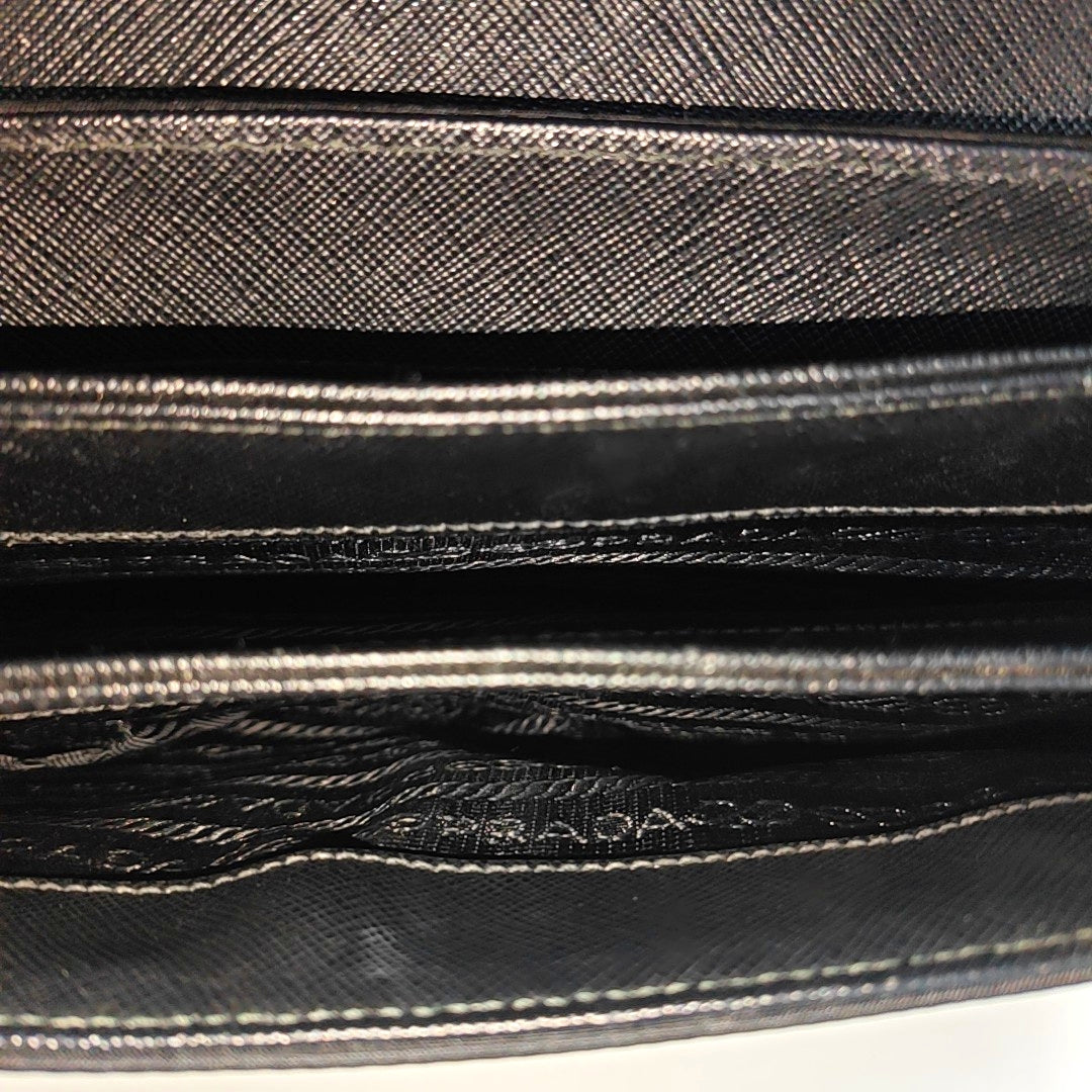 Nylon Shoulder Bag Black