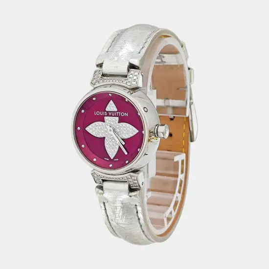 TAMBOUR GLAMOUR 28mm Red Quartz Watch