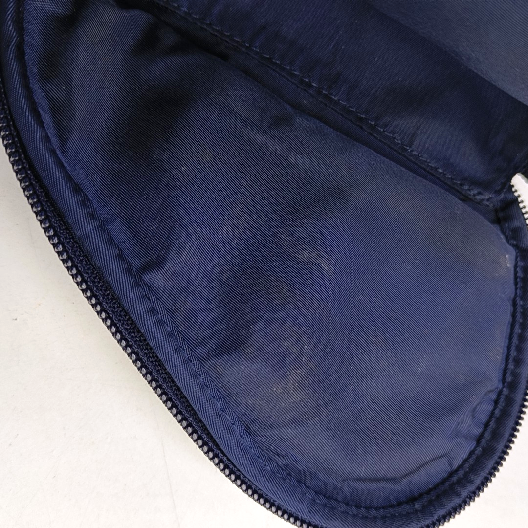 Authenticated pre-owned  Saddle Oblique Canvas Blue - Clutch at Looply
