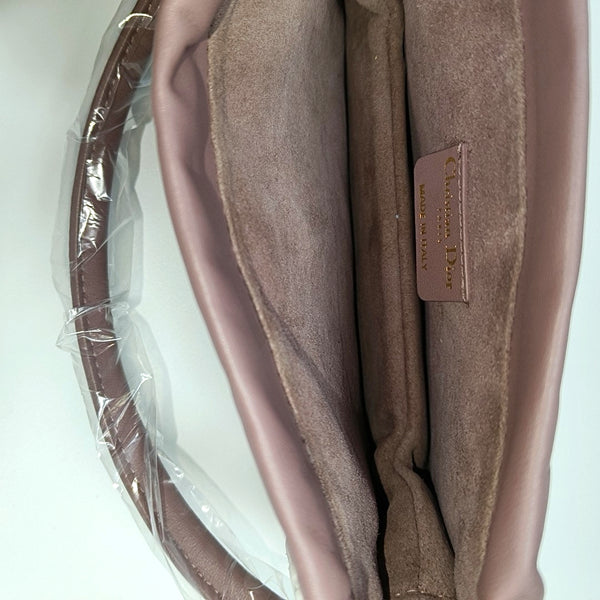 Authenticated pre-owned  Lady Dior Milly Mini Calfskin Beige - Shoulder Bag at Looply