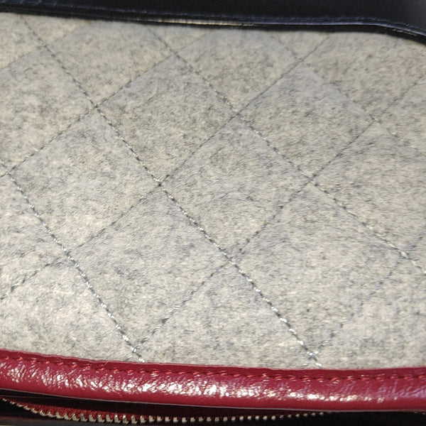 Authenticated pre-owned  Gabrielle Small Quilted Fabric Gray - Handbags at Looply