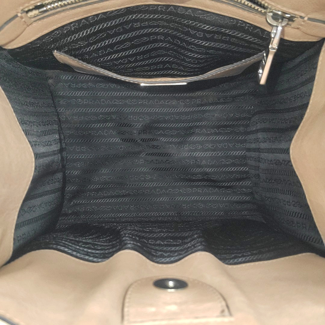 Galleria Small Calfskin Brown