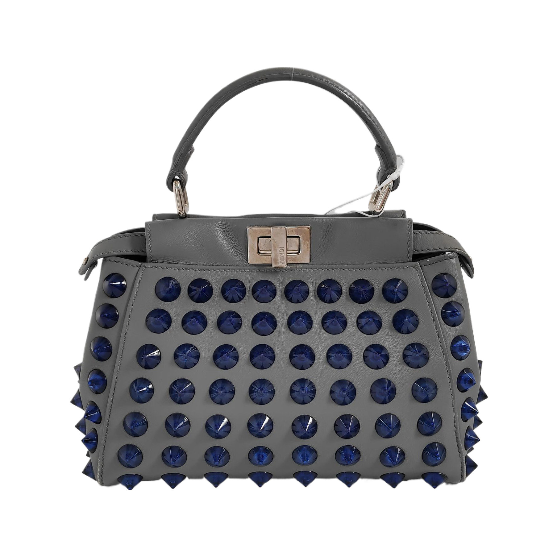 Authenticated pre-owned  Peekaboo Mini Calfskin Gray - Handbags at Looply