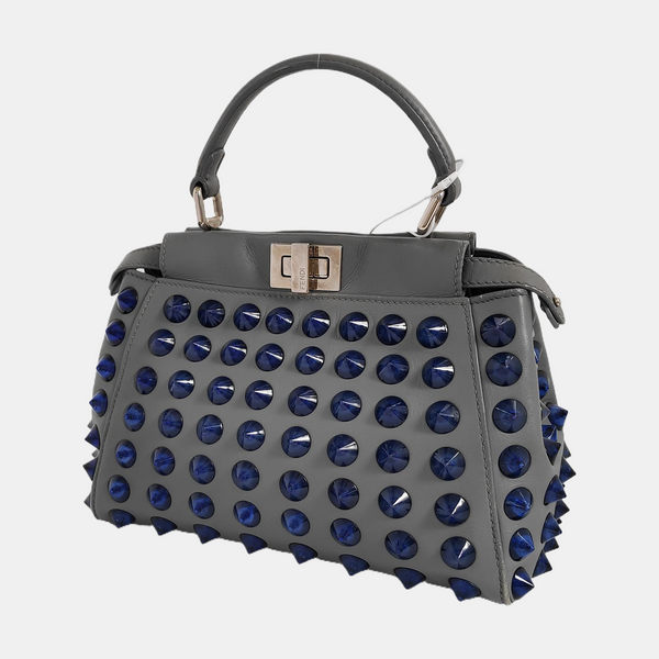 Authenticated pre-owned  Peekaboo Mini Calfskin Gray - Handbags at Looply