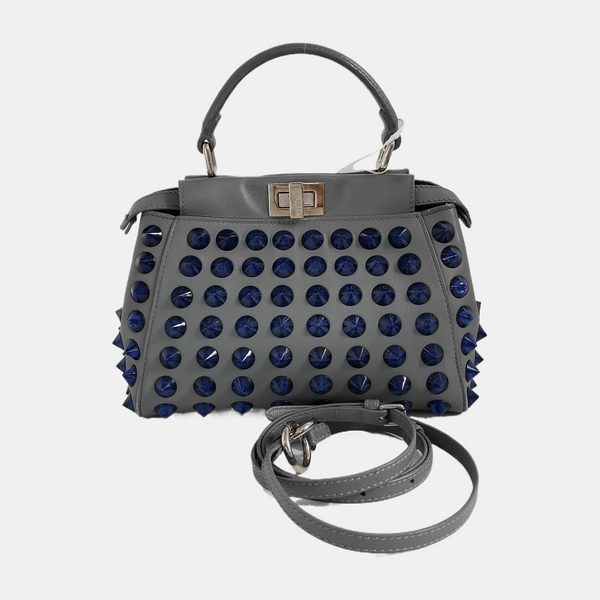Authenticated pre-owned  Peekaboo Mini Calfskin Gray - Handbags at Looply