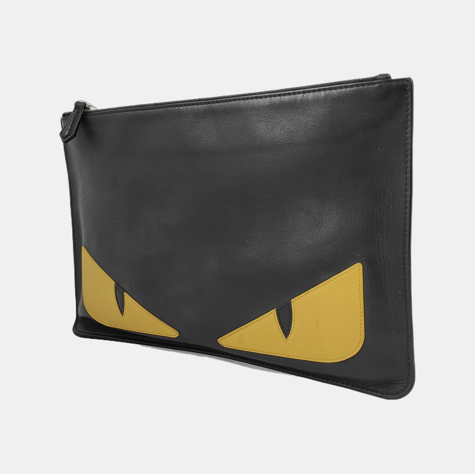 Authenticated pre-owned  Monster Calfskin Black - Handbags at Looply