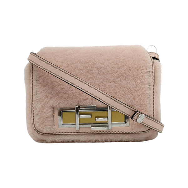 Authenticated pre-owned  Baguette Fabric Pink - Handbags at Looply
