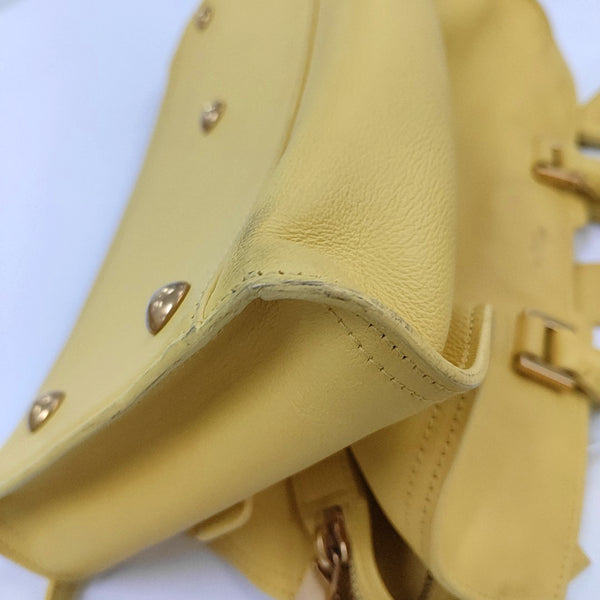 Authenticated pre-owned  Chyc Y Ligne Small Calfskin Yellow - Shoulder Bag at Looply
