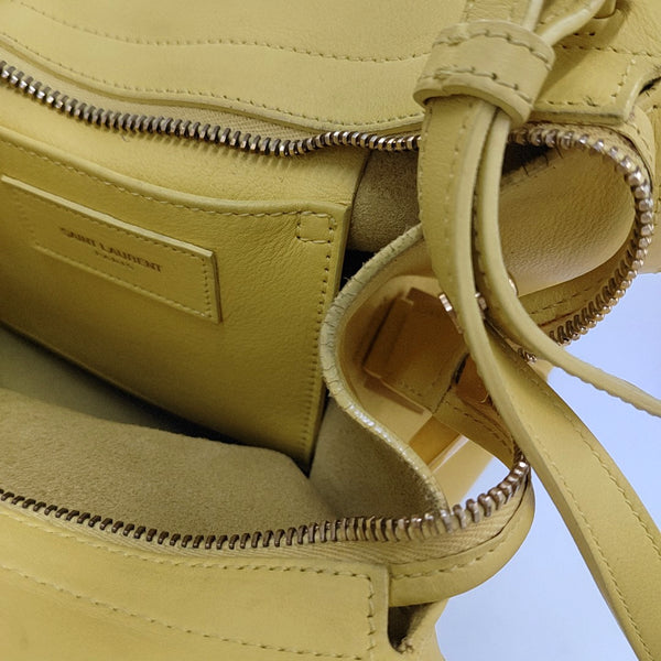 Authenticated pre-owned  Chyc Y Ligne Small Calfskin Yellow - Shoulder Bag at Looply