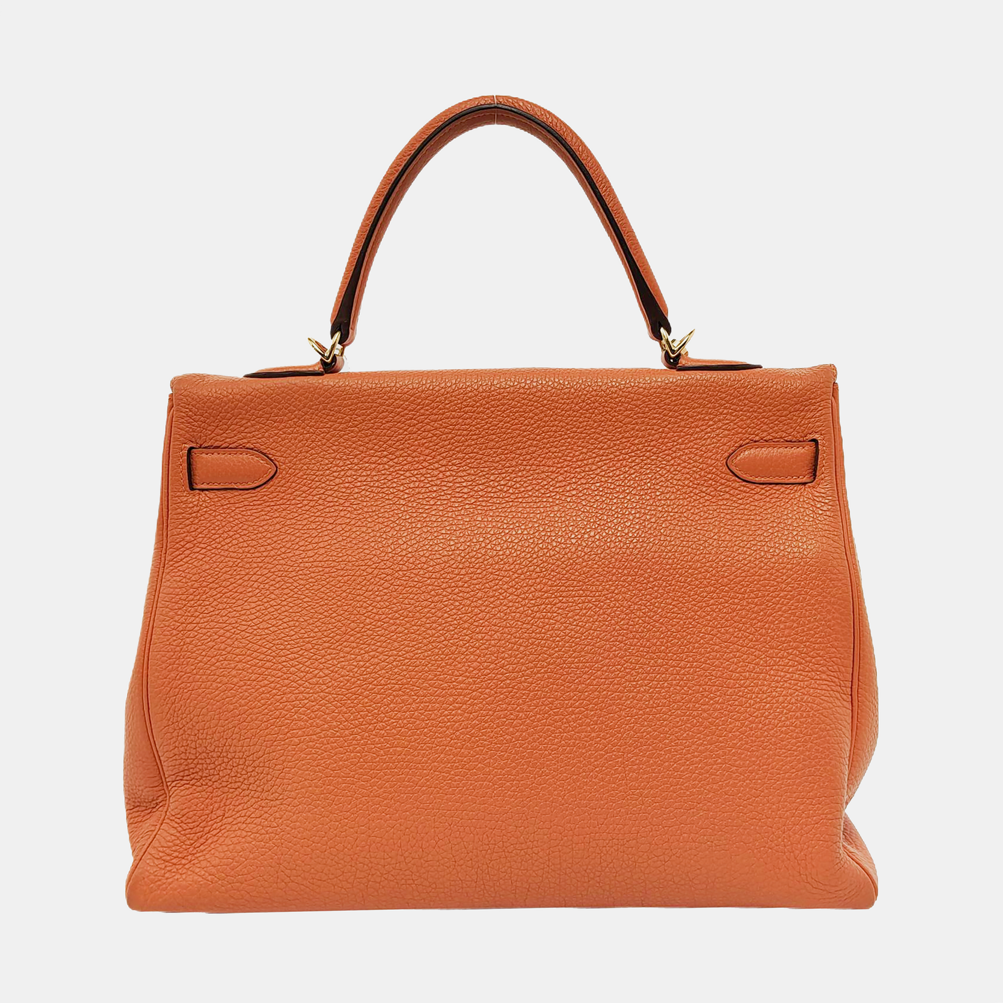 Authenticated pre-owned  Kelly 35 Togo Orange - Shoulder Bag at Looply
