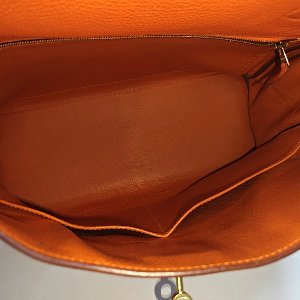 Authenticated pre-owned  Kelly 35 Togo Orange - Shoulder Bag at Looply