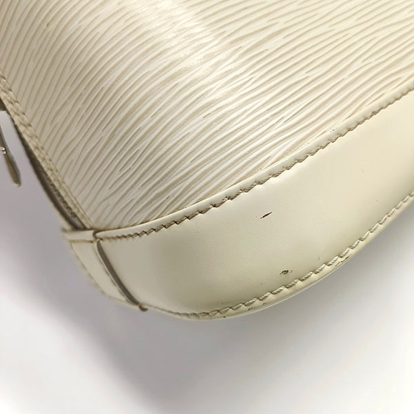 Authenticated pre-owned  Alma PM Epi White - Shoulder Bag at Looply