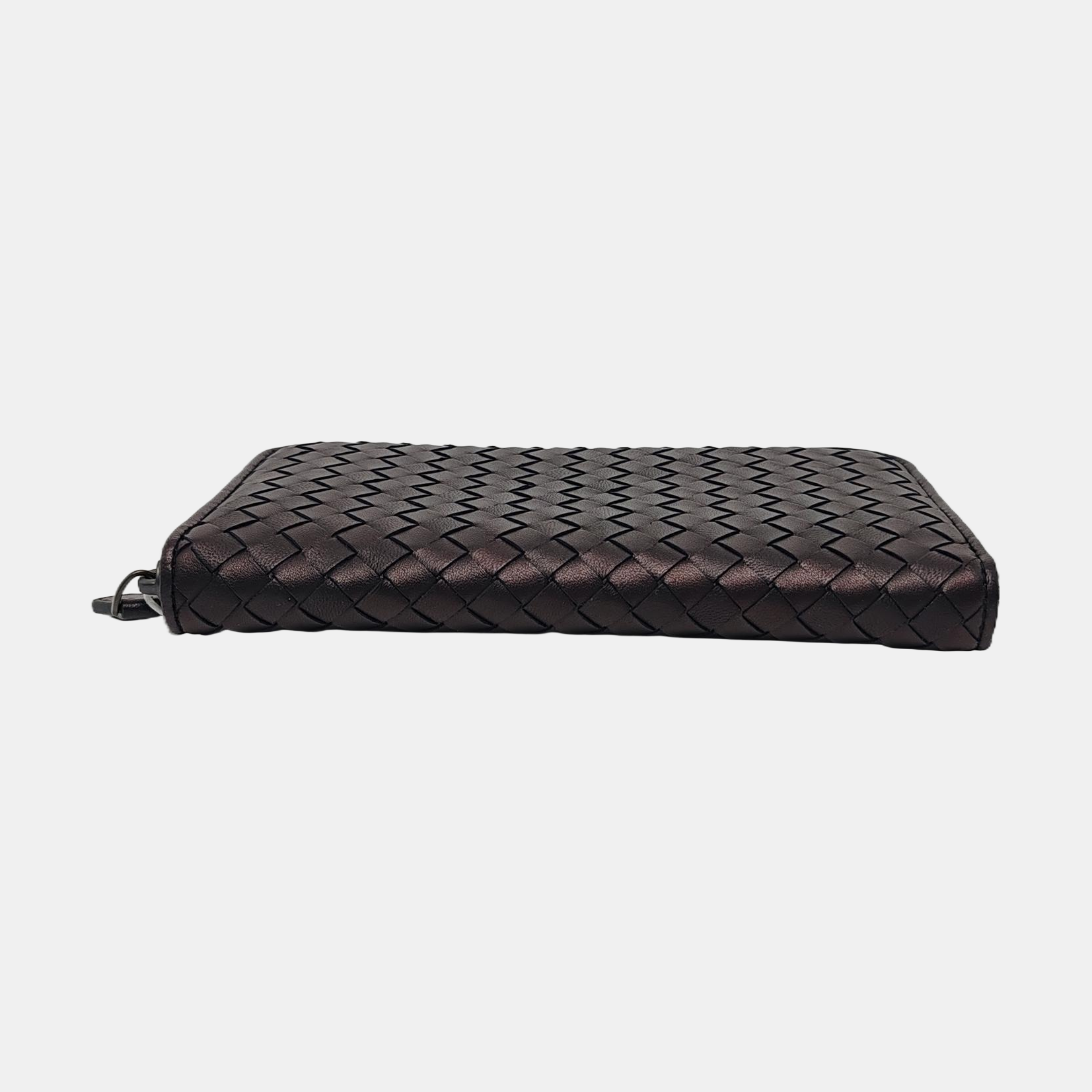 Authenticated pre-owned  Intrecciato Calfskin Purple Wallet - Wallet at Looply