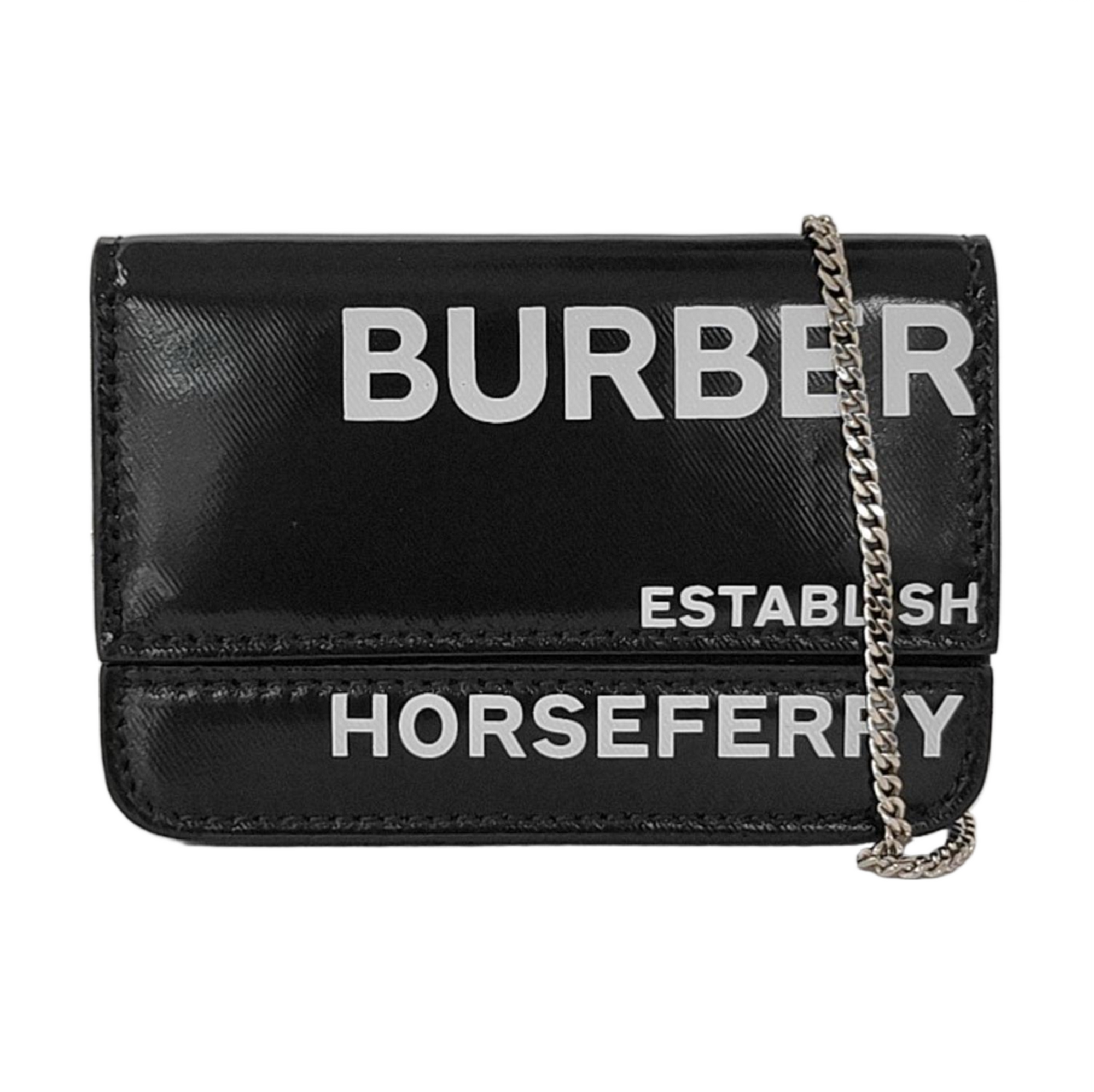 Authenticated pre-owned  Horseferry Coated Canvas Black - Shoulder Bag at Looply