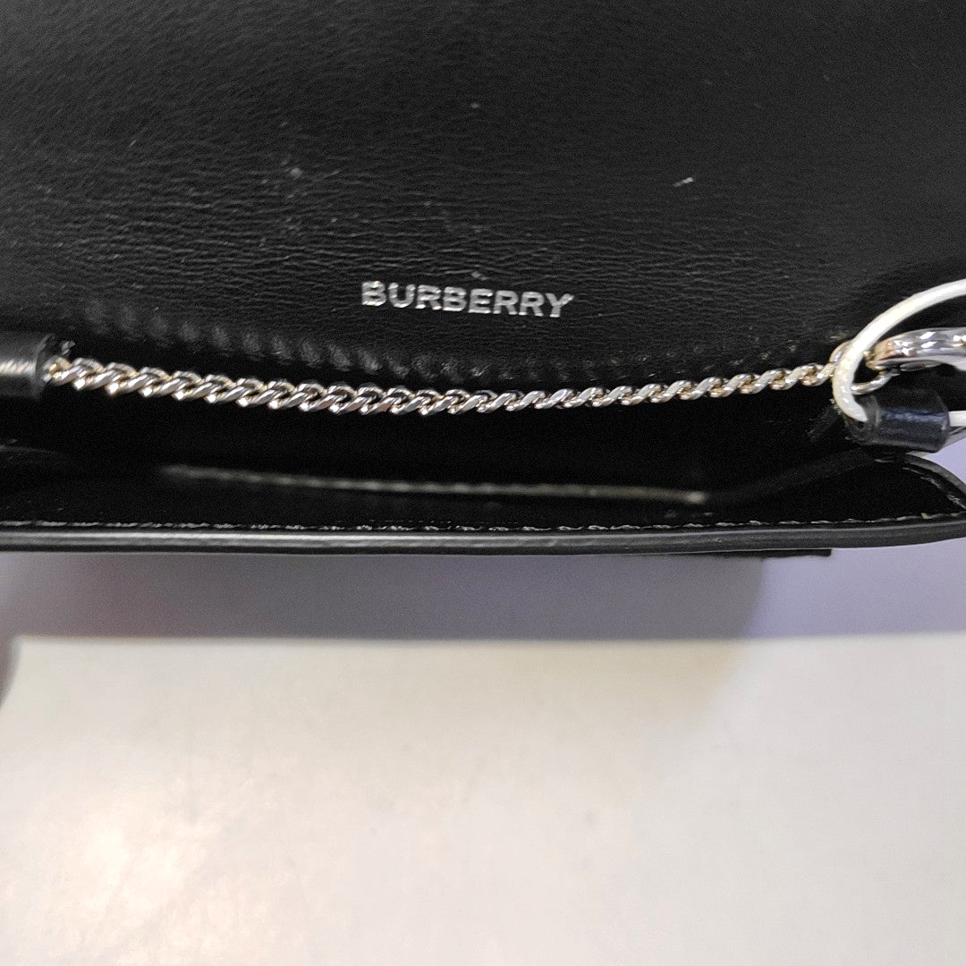 Authenticated pre-owned  Horseferry Coated Canvas Black - Shoulder Bag at Looply