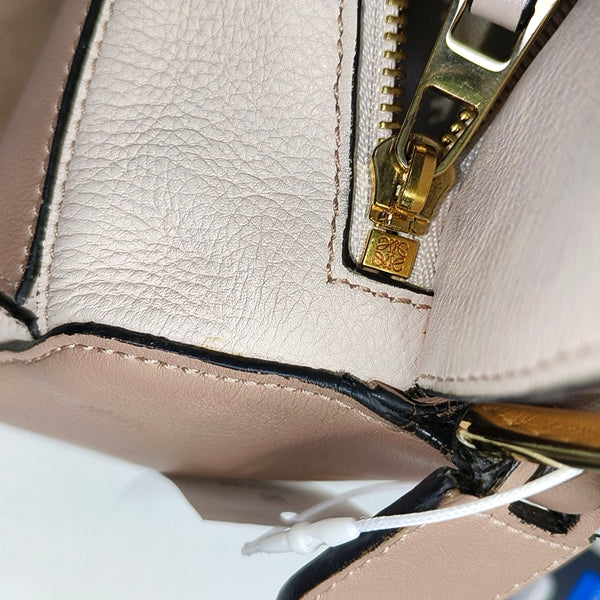 Authenticated pre-owned  Puzzle Small Calfskin Beige - Shoulder Bag at Looply