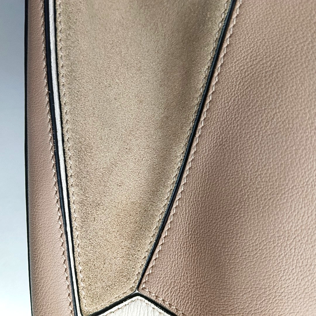 Authenticated pre-owned  Puzzle Small Calfskin Beige - Shoulder Bag at Looply