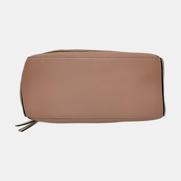 Authenticated pre-owned  Puzzle Small Calfskin Beige - Shoulder Bag at Looply