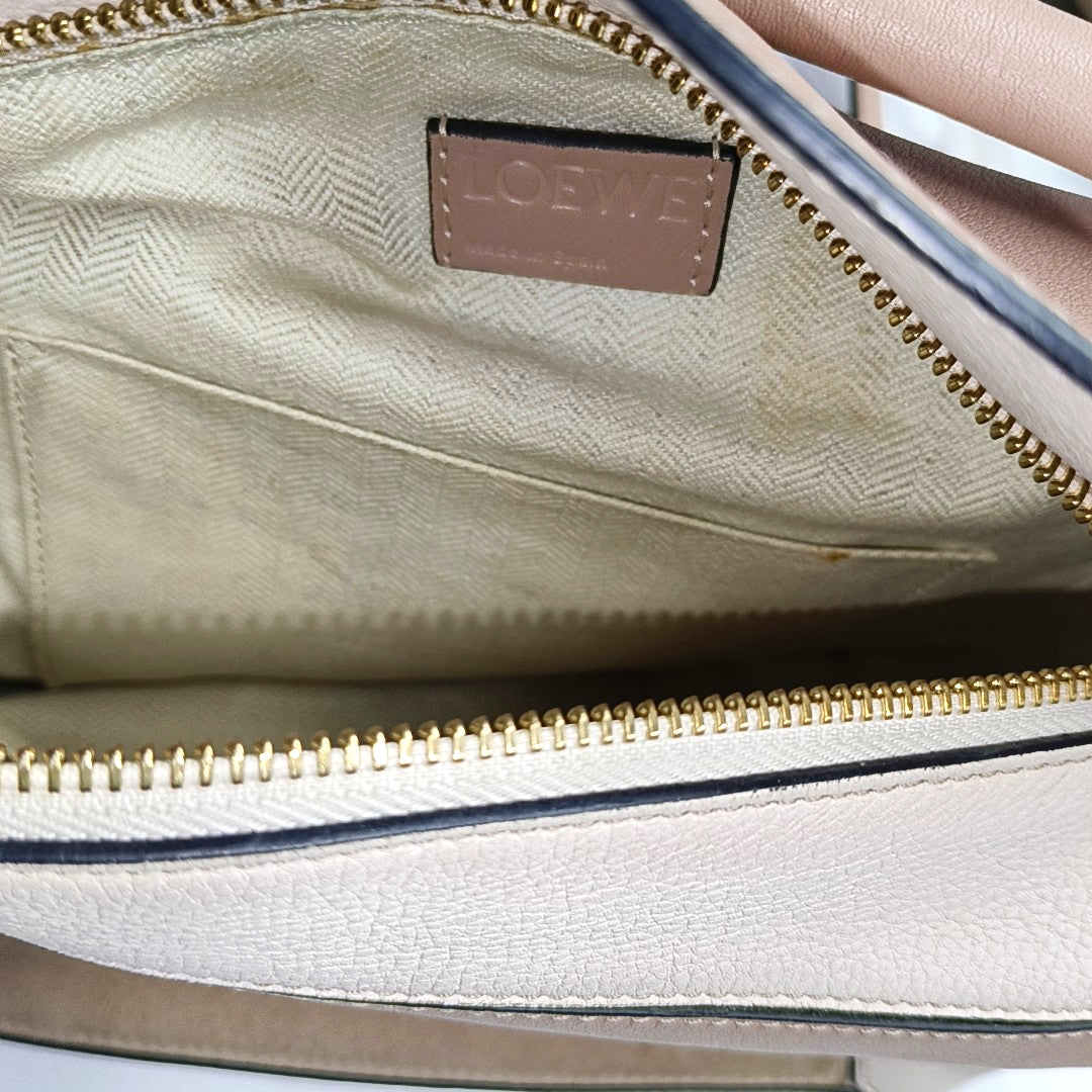 Authenticated pre-owned  Puzzle Small Calfskin Beige - Shoulder Bag at Looply