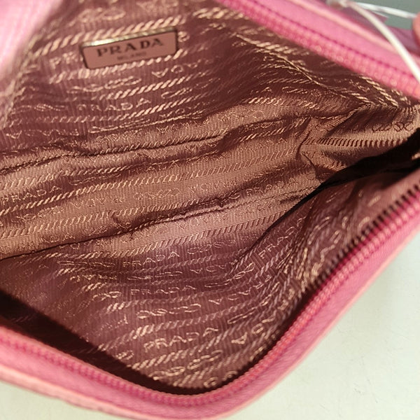 Authenticated pre-owned  Re-Edition2000 Mini Nylon Pink - Top Handle Bag at Looply